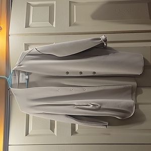 Cream oversized blazer